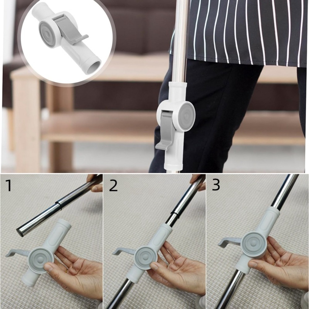 Fishing Rod Telescopic - 2PCS Universal Spin Mop Telescopic Pole
