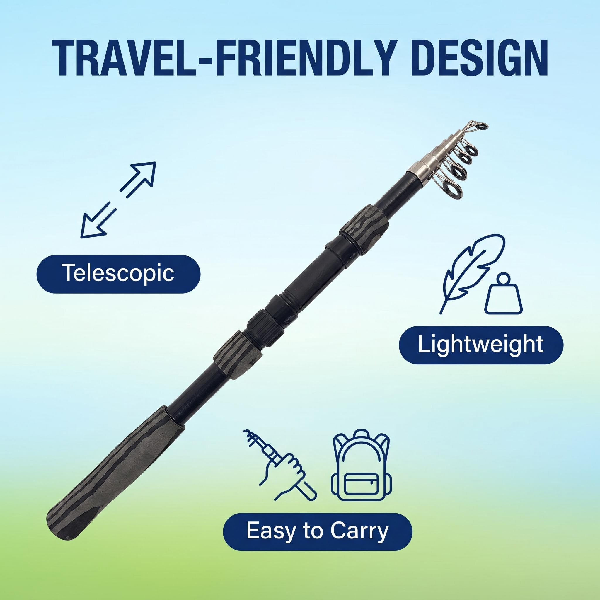 Portable Telescopic Fishing Ro - đánh giá và giá Fishing Rod Combo
